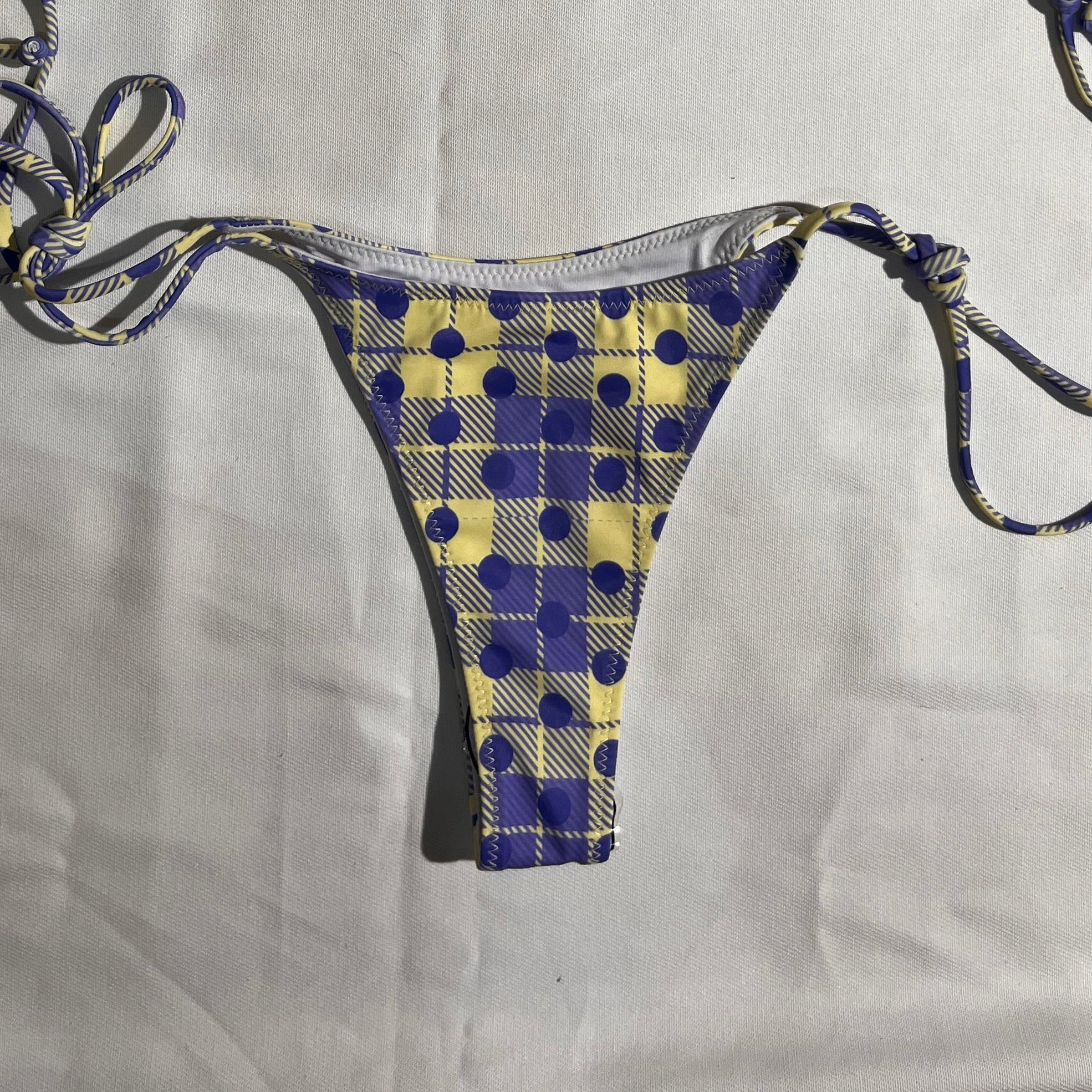ARCHIVE - Lilac Polka Plaid Bottom