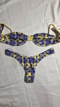 ARCHIVE - Lilac Polka Plaid wire top Set