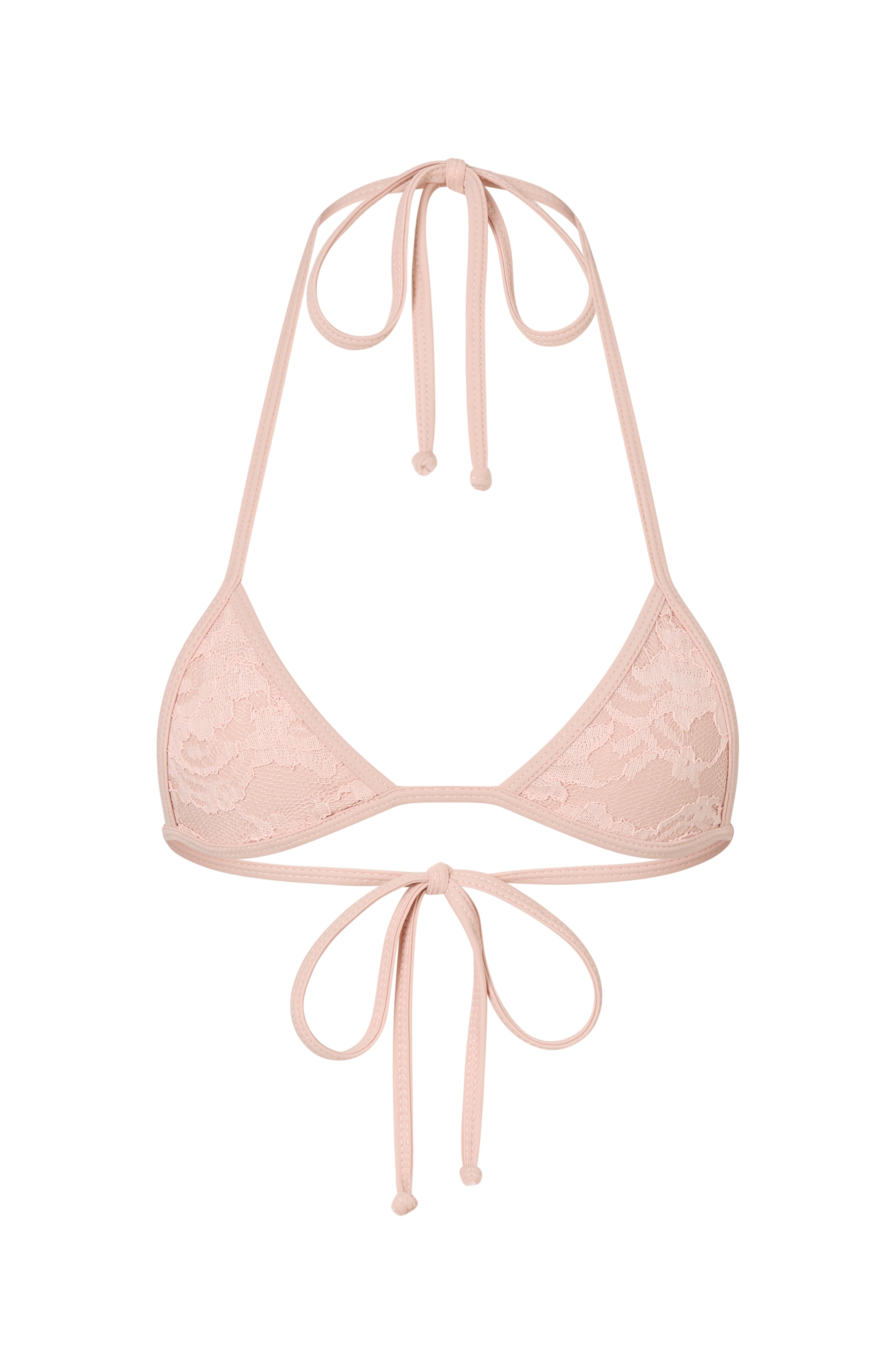 JAMBU PINK LACE MICROKINI TOP