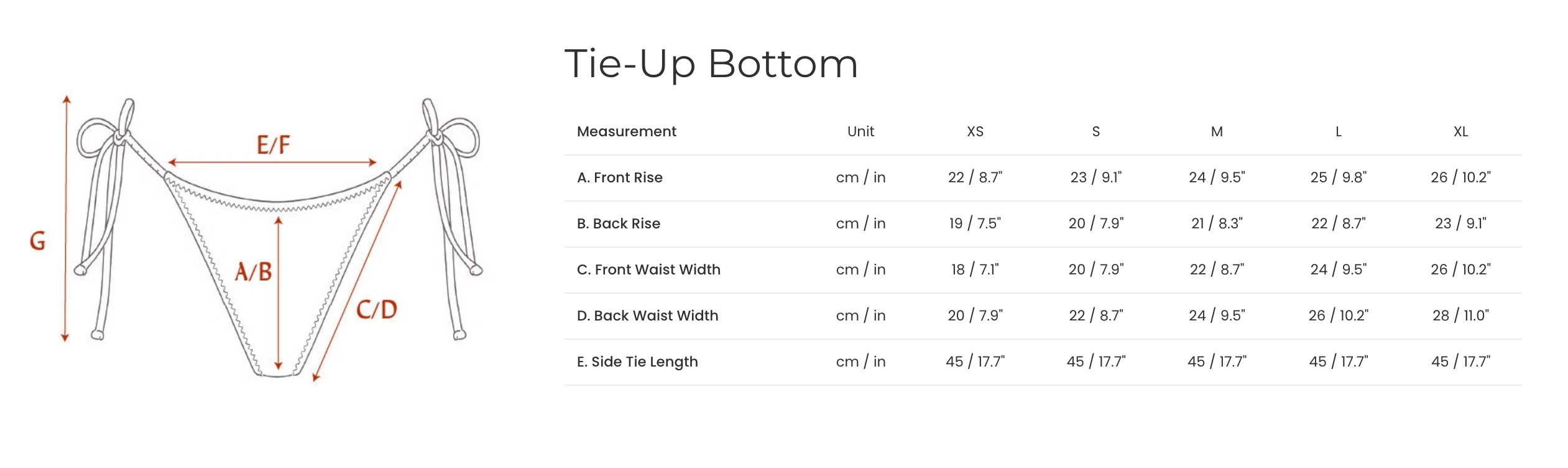 Size Guide